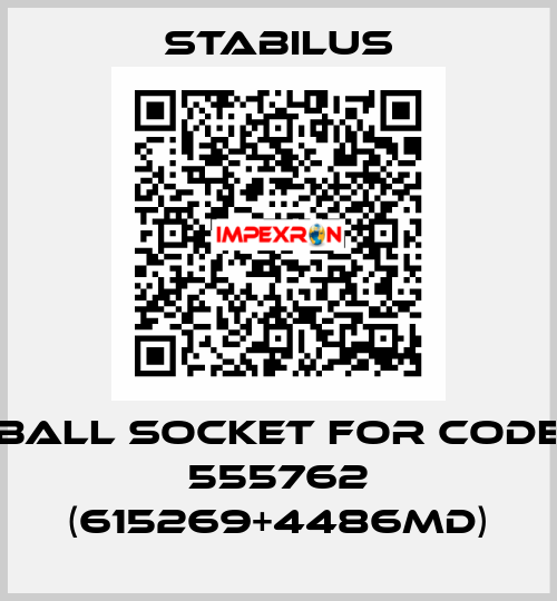 Ball socket for code 555762 (615269+4486MD) Stabilus
