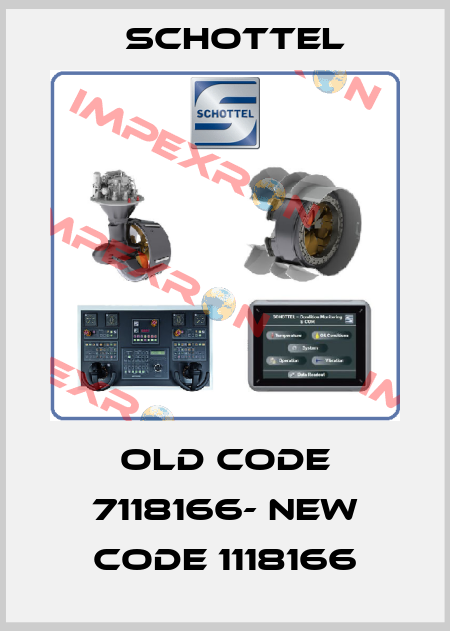 old code 7118166- new code 1118166 Schottel