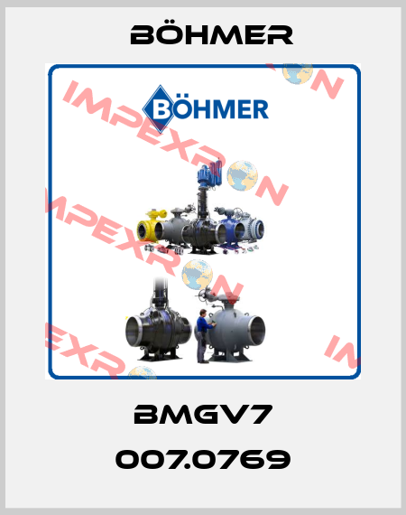BMGV7 007.0769 Böhmer