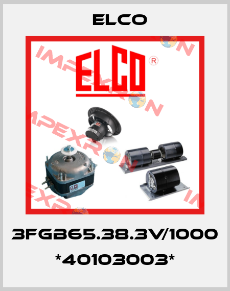 3FGB65.38.3V/1000 *40103003* Elco