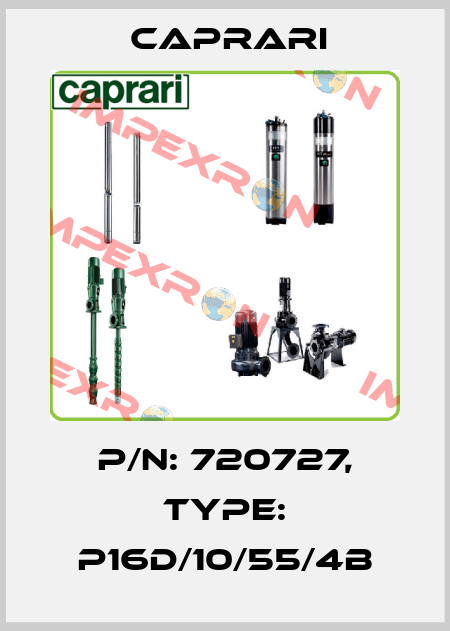 P/N: 720727, Type: P16D/10/55/4B CAPRARI 