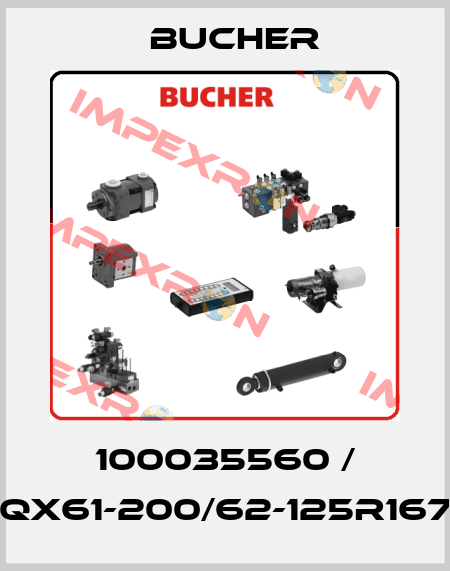 100035560 / QX61-200/62-125R167 Bucher