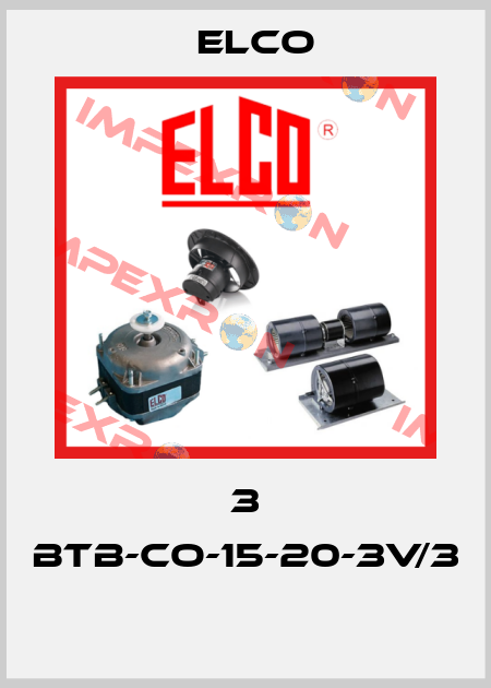 3 BTB-CO-15-20-3V/3  Elco