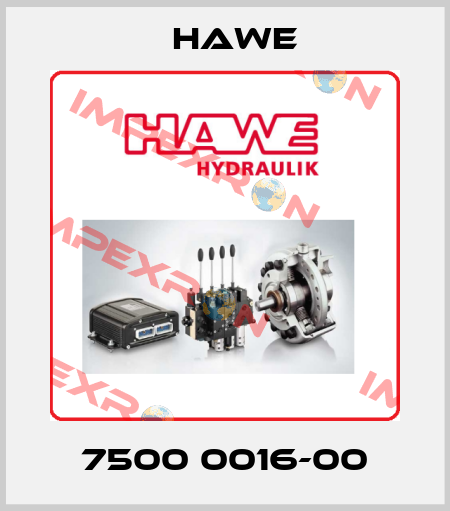 7500 0016-00 Hawe