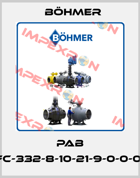 PAB 418-FC-332-8-10-21-9-0-0-0-1-40 Böhmer