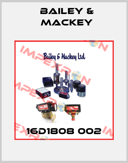 16D1808 002 Bailey & Mackey