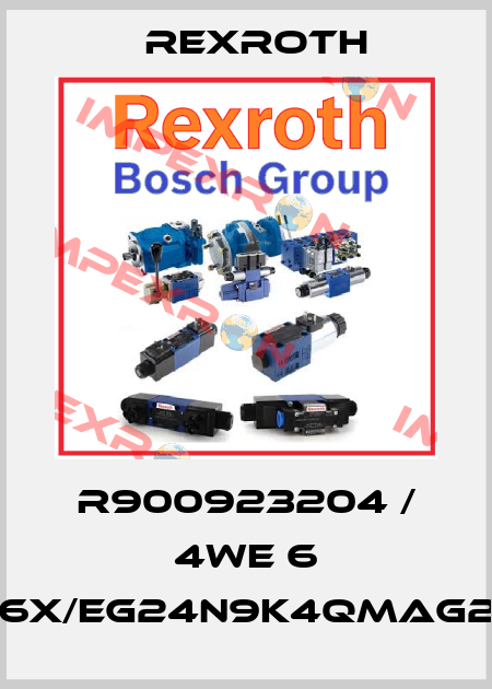 R900923204 / 4WE 6 Y6X/EG24N9K4QMAG24 Rexroth