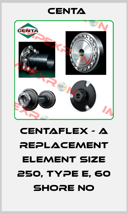 CENTAFLEX - A replacement element Size 250, Type E, 60 Shore NO Centa