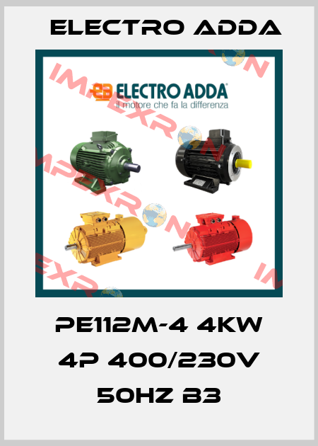 PE112M-4 4kW 4P 400/230V 50Hz B3 Electro Adda
