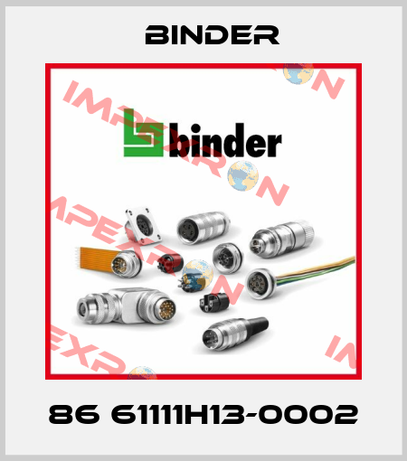 86 61111H13-0002 Binder