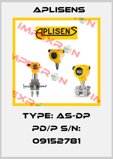 Type: AS-dP PD/P S/N: 09152781 Aplisens