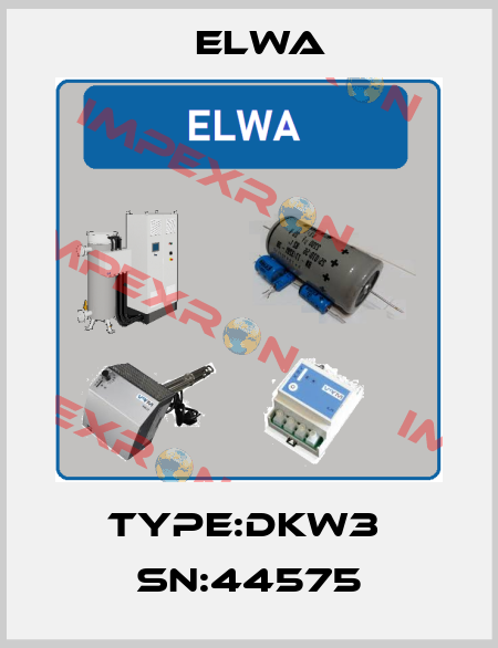 Type:DKW3  SN:44575 Elwa