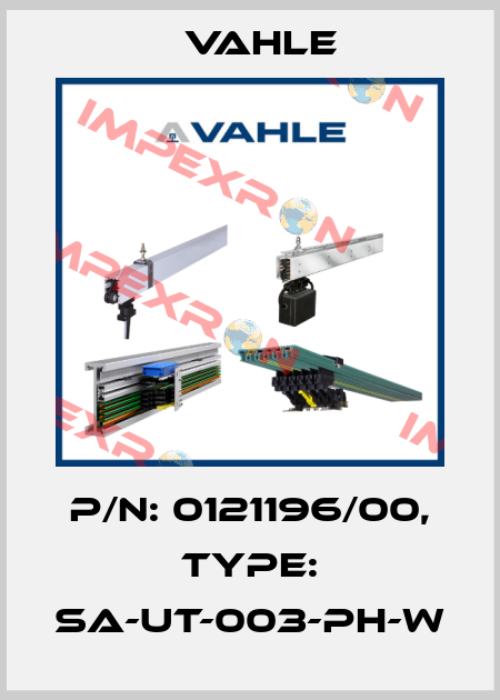P/n: 0121196/00, Type: SA-UT-003-PH-W Vahle