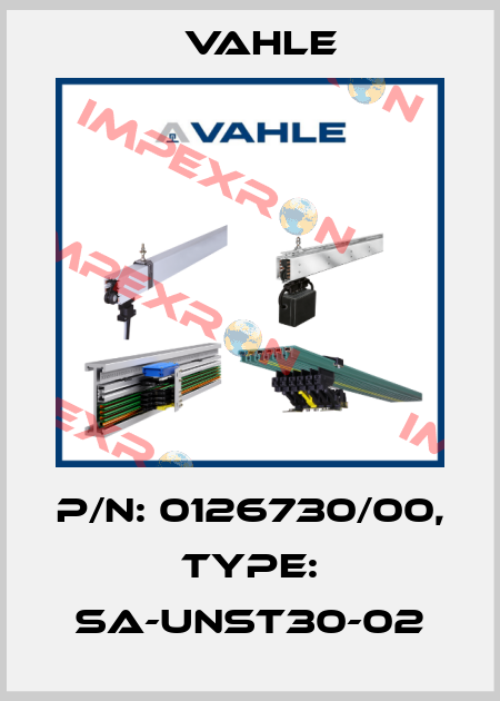 P/n: 0126730/00, Type: SA-UNST30-02 Vahle