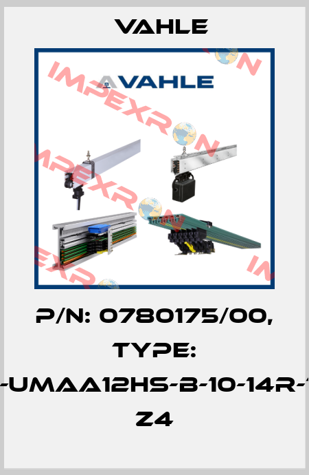 P/n: 0780175/00, Type: MN-UMAA12HS-B-10-14R-164 Z4 Vahle
