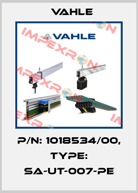 P/n: 1018534/00, Type: SA-UT-007-PE Vahle