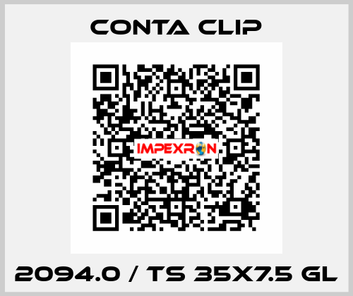2094.0 / TS 35x7.5 GL Conta Clip