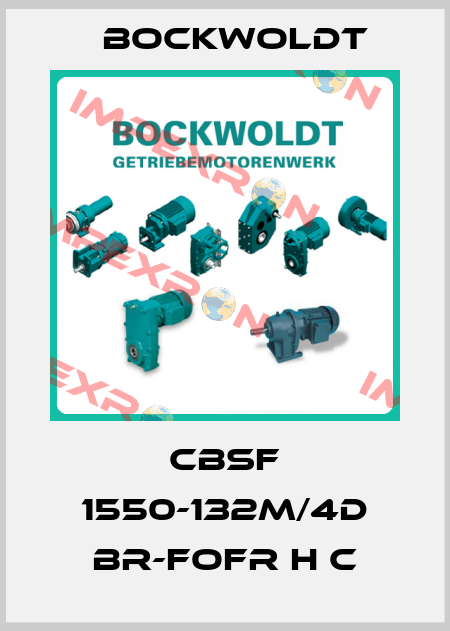 CBSF 1550-132M/4D Br-FoFr H C Bockwoldt