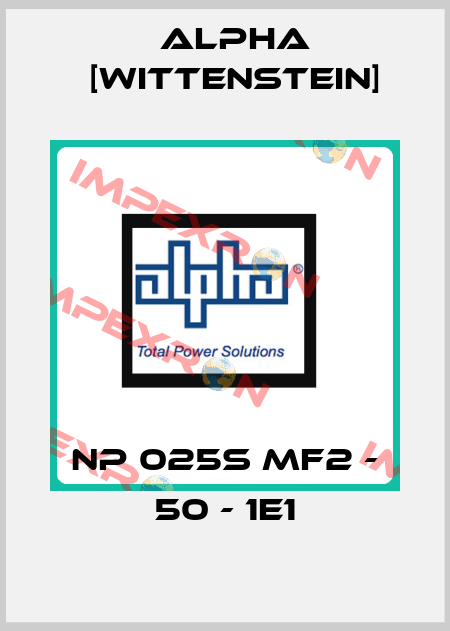 NP 025S MF2 - 50 - 1E1 Alpha [Wittenstein]