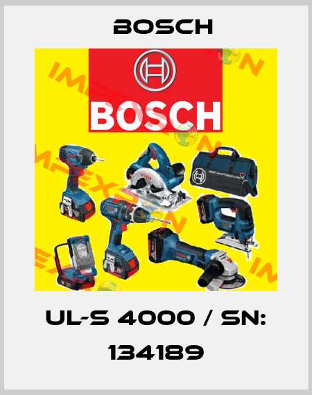 UL-S 4000 / SN: 134189 Bosch