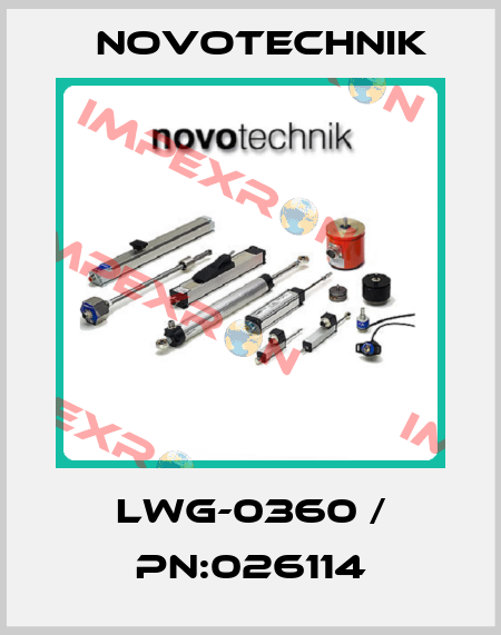 LWG-0360 / PN:026114 Novotechnik