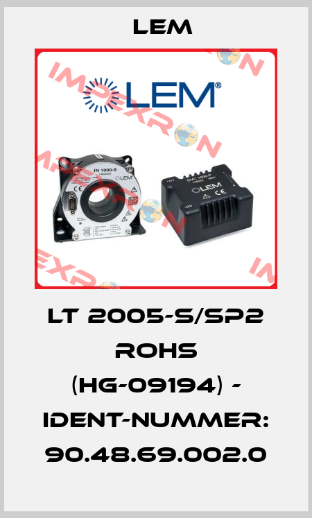 LT 2005-S/SP2 RoHS (HG-09194) - Ident-Nummer: 90.48.69.002.0 Lem
