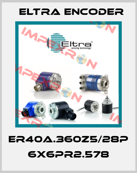 ER40A.360Z5/28P 6X6PR2.578 Eltra Encoder