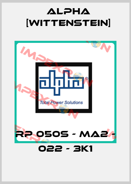 RP 050S - MA2 - 022 - 3K1 Alpha [Wittenstein]