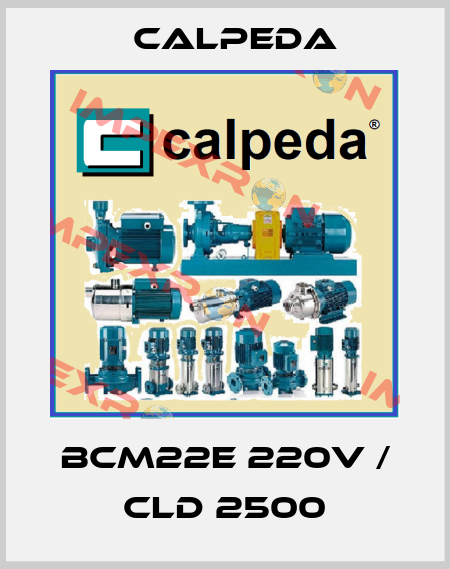 BCM22E 220V / CLD 2500 Calpeda