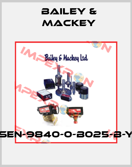 SEN-9840-0-B025-B-Y Bailey & Mackey