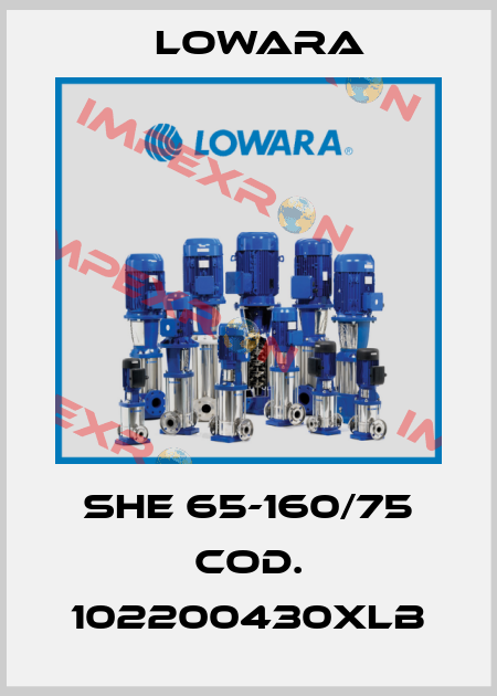 SHE 65-160/75 Cod. 102200430XLB Lowara