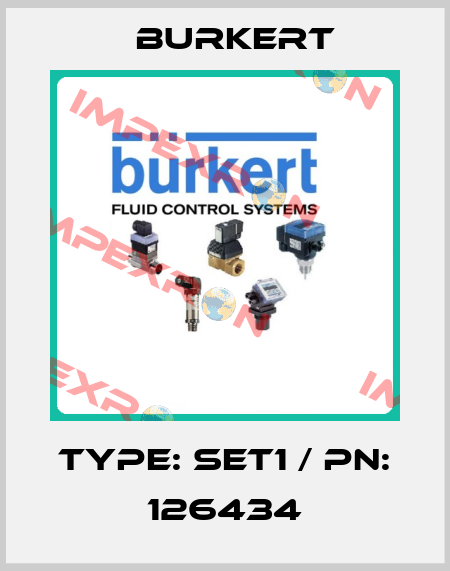 Type: SET1 / PN: 126434 Burkert