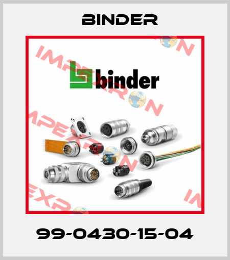 99-0430-15-04 Binder