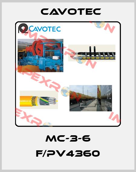 MC-3-6 F/PV4360 Cavotec