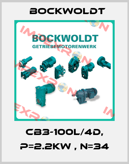 CB3-100L/4D, P=2.2kW , n=34 Bockwoldt