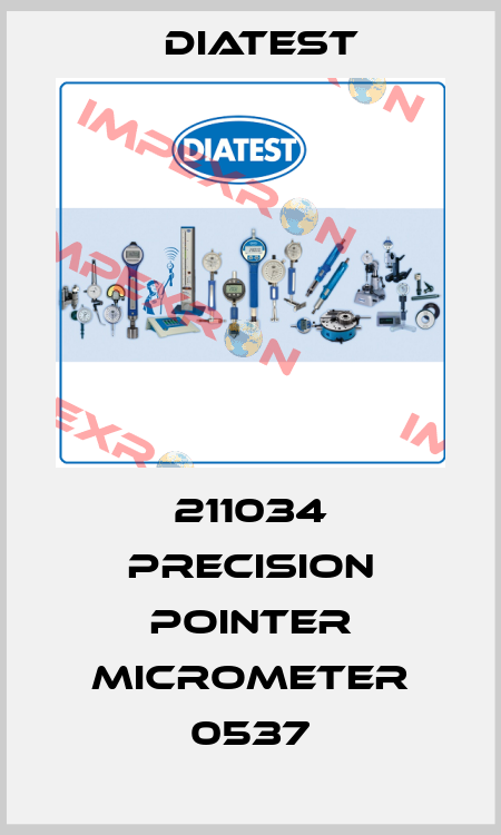 211034 Precision pointer micrometer 0537 Diatest