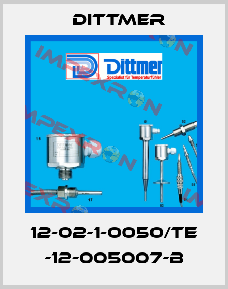 12-02-1-0050/TE -12-005007-B Dittmer