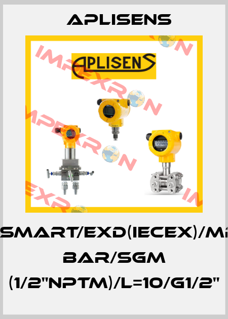 PCE-28.Smart/Exd(IECEx)/MR/0/600 bar/SGM (1/2"NPTM)/L=10/G1/2" Aplisens