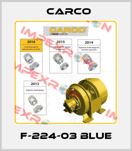 F-224-03 BLUE Carco