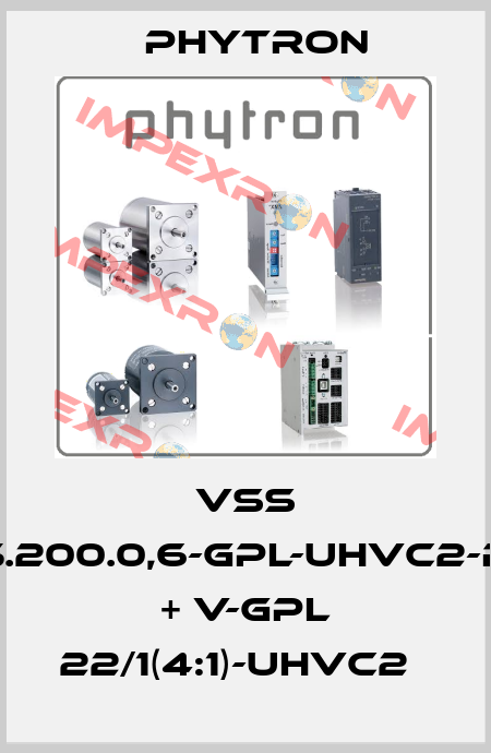 VSS 25.200.0,6-GPL-UHVC2-RS + V-GPL 22/1(4:1)-UHVC2　 Phytron
