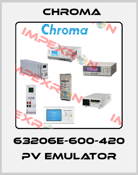 63206E-600-420 PV emulator Chroma