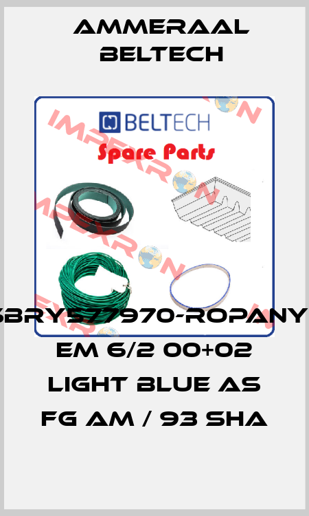 SBRY577970-Ropanyl EM 6/2 00+02 light blue AS FG AM / 93 ShA Ammeraal Beltech