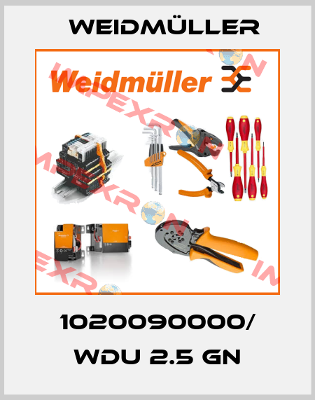 1020090000/ WDU 2.5 GN Weidmüller