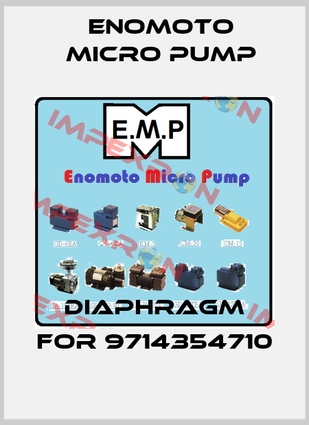 Diaphragm for 9714354710 Enomoto Micro Pump