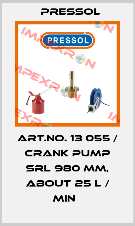 Art.No. 13 055 / Crank pump SRL 980 mm, about 25 l / min   Pressol