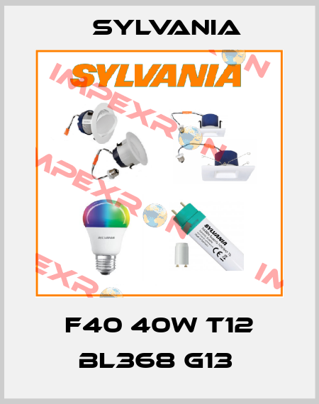F40 40W T12 BL368 G13  Sylvania