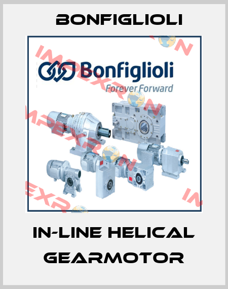 in-line helical gearmotor Bonfiglioli