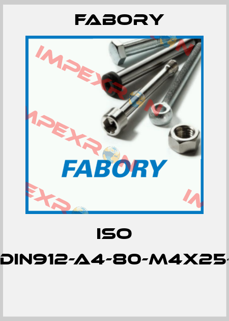 ISO 4762/DIN912-A4-80-M4X25-PASS  Fabory