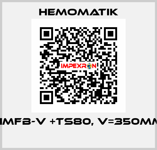 HMFB-V +TS80, V=350mm  Hemomatik