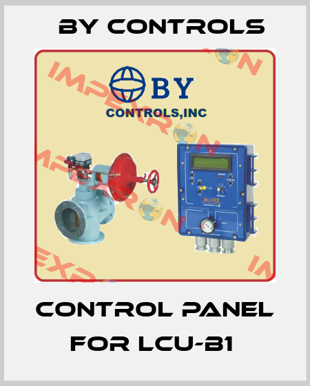 control panel for LCU-B1  BY Controls